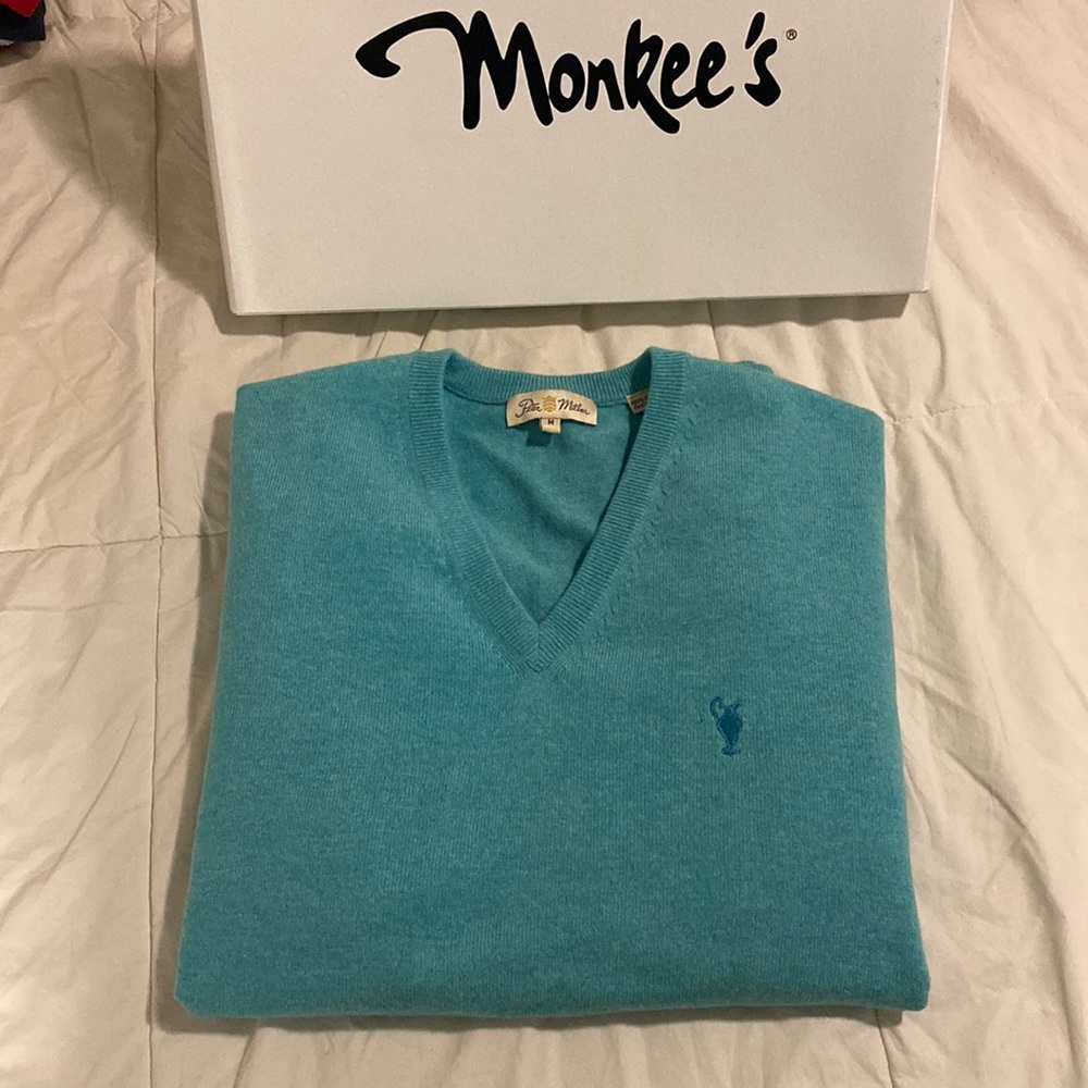 Peter Millar V Neck Cashmere Sweater